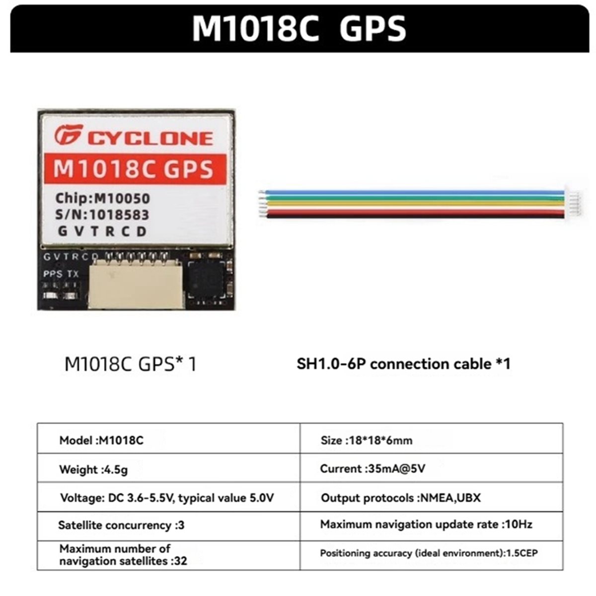 AAAE M1018C M10 GPS Module Int - đánh giá và giá Drone Compass