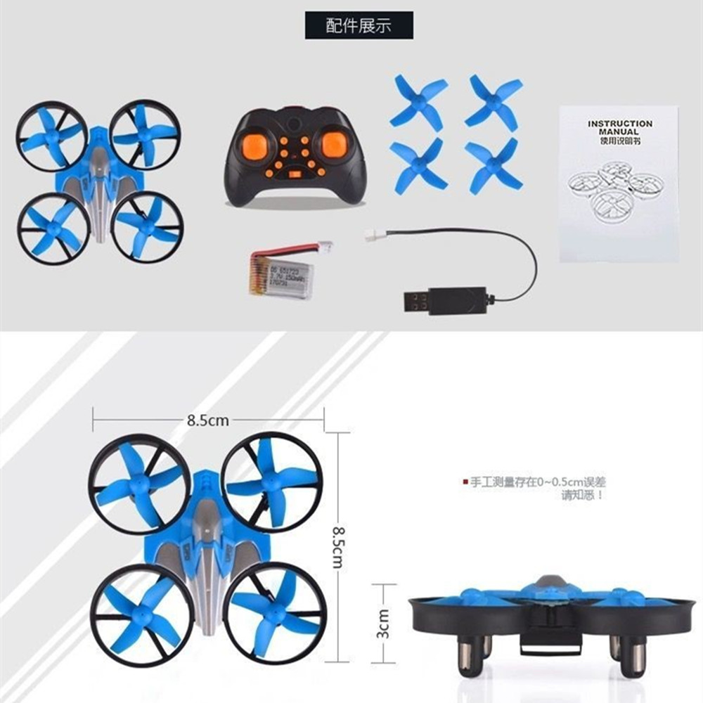 Mini RC W 3 Pin 2.4G Bay 4 Máy - đánh giá và giá Eachine Drone E010
