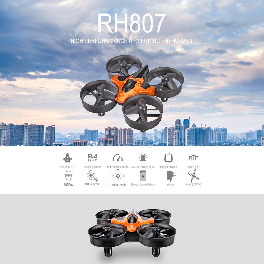 Mini RC W 3 Pin 2.4G Bay 4 Máy - đánh giá và giá Eachine Drone E010